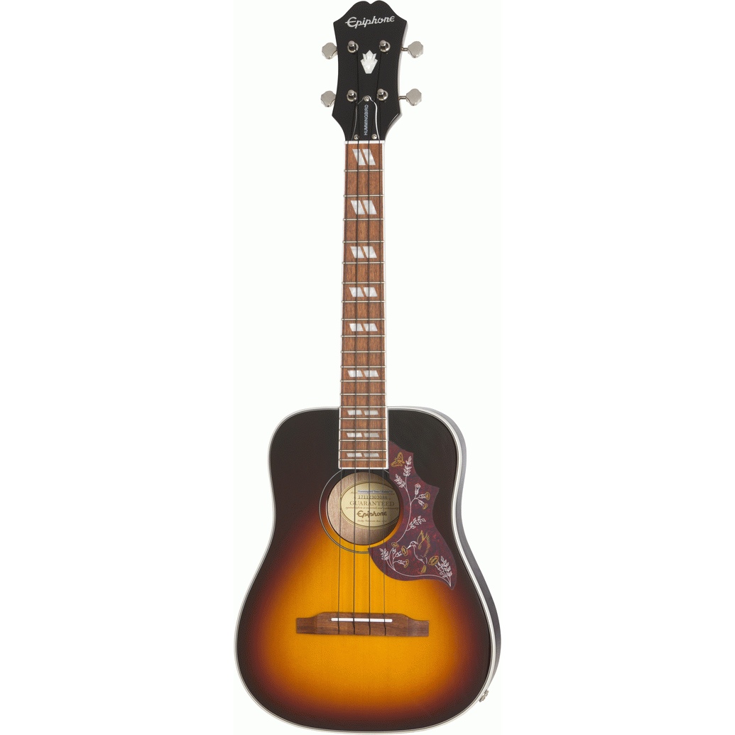 Epiphone Hummingbird Acoustic/Electric Tenor Ukulele Tobacco Sunburst (Including Gig Bag)