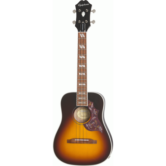 Epiphone Hummingbird Acoustic/Electric Tenor Ukulele Tobacco Sunburst (Including Gig Bag)