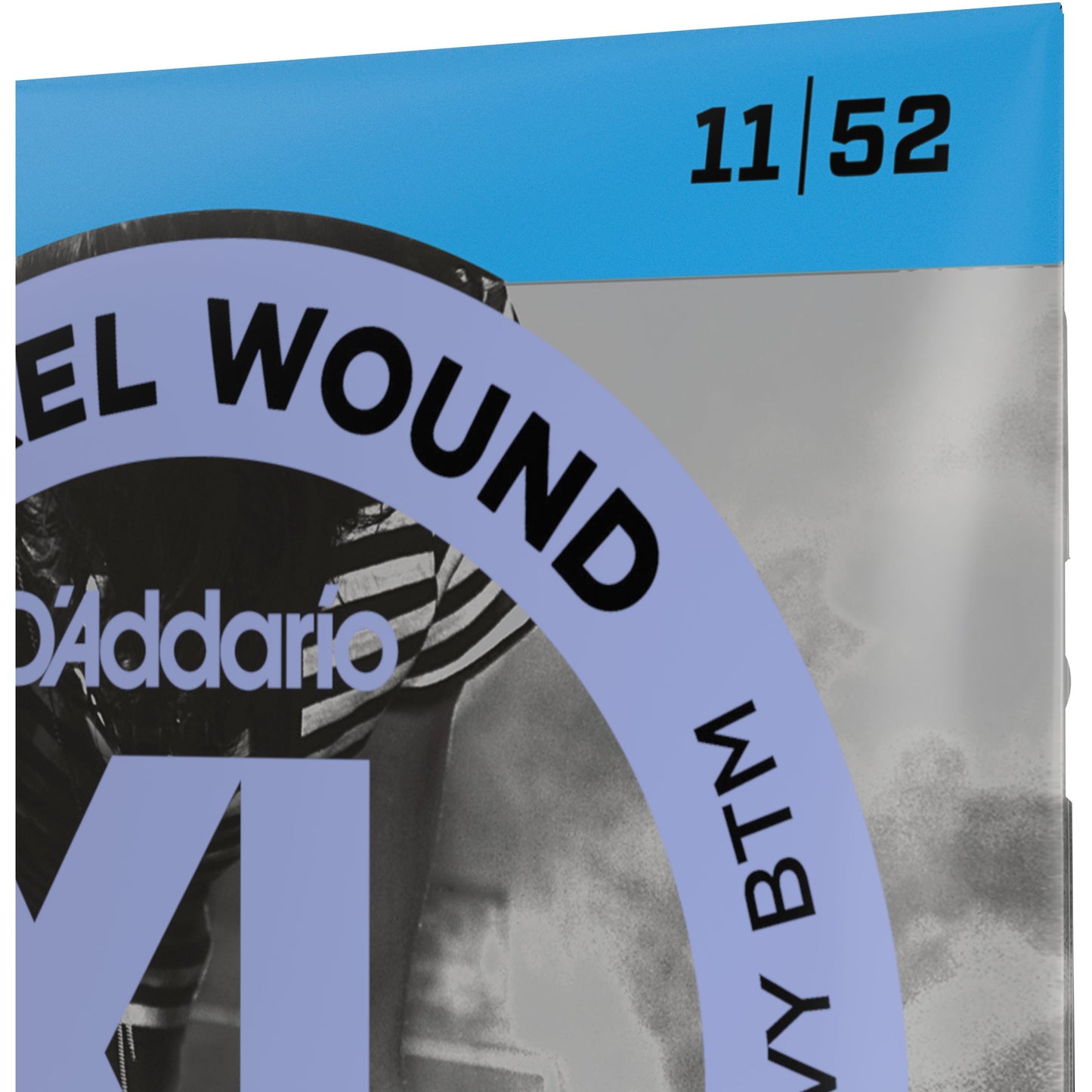 D'Addario EXL116 Nickel Wound Electric Guitar Strings, Medium Top/Heavy Bottom, 11-52