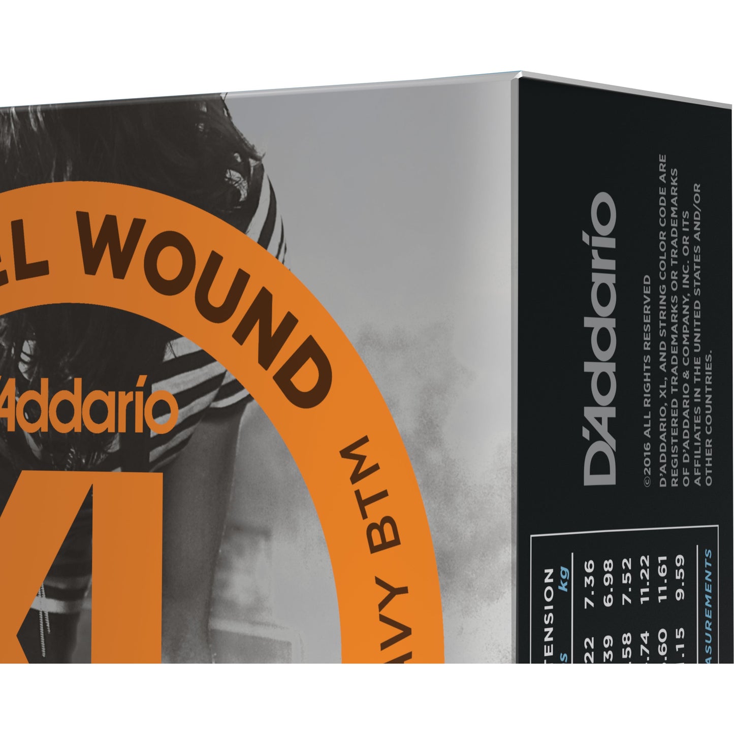 D'Addario EXL140-10P Nickel Wound Electric Guitar Strings, Light Top/Heavy Bottom, 10-52, 10 sets