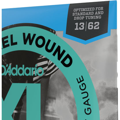 D'Addario EXL158 Nickel Wound Electric Guitar Strings, Baritone Light, 13-62