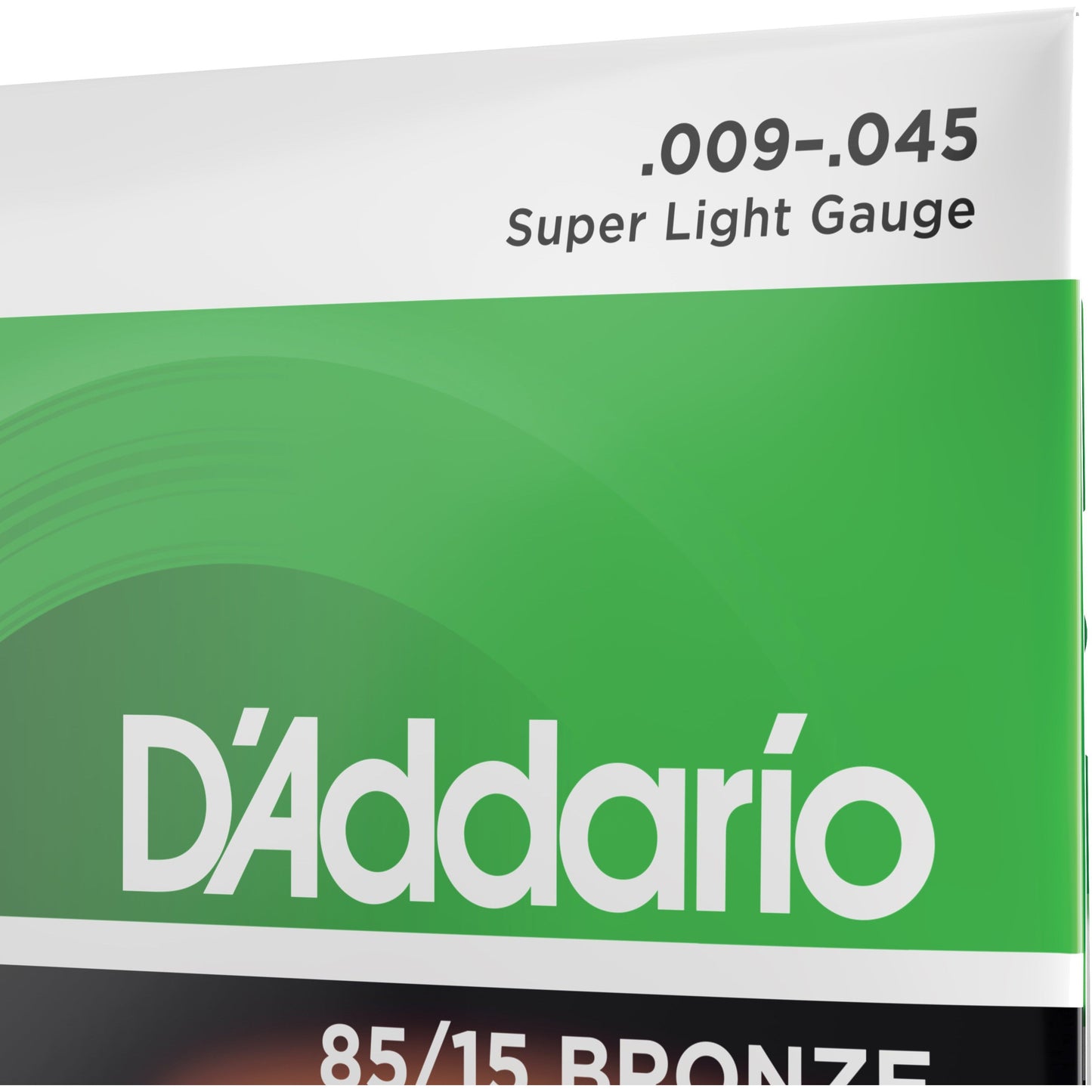 D'Addario EZ890 85/15 Bronze Acoustic Guitar Strings, Super Light, 9-45