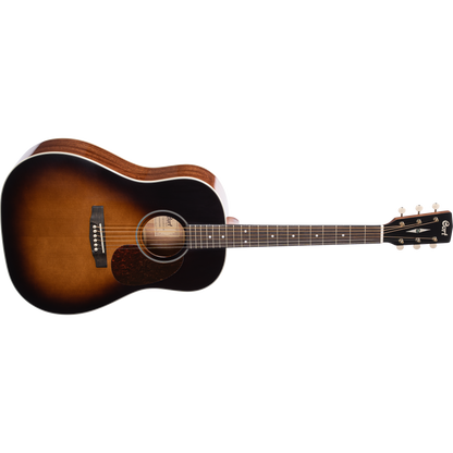 Cort Earth 100SSF Sunburst Slope Shoulder Dreadnought Acoustic Guitar