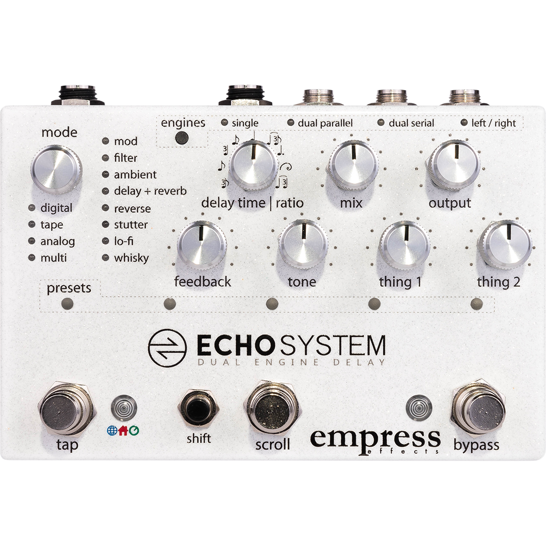 Empress Effects Echosystem - Dual Engine Multi-Mode Delay Pedal