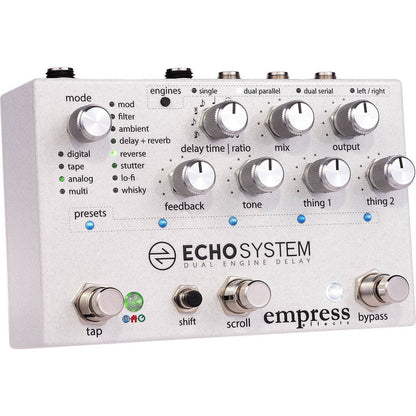 Empress Effects Echosystem - Dual Engine Multi-Mode Delay Pedal