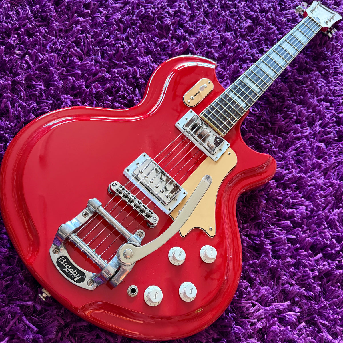 2010s Eastwood Airline Coronado '59 DLX Red Chambered Electric Guitar