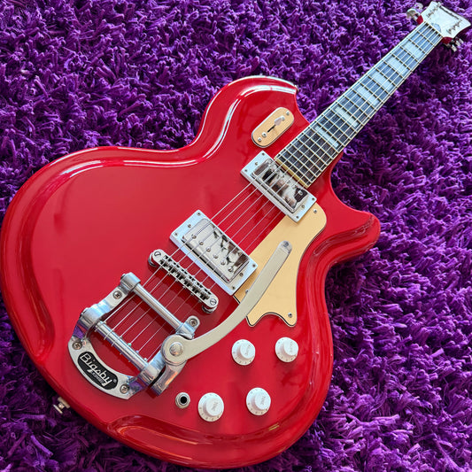 2010s Eastwood Airline Coronado '59 DLX Red Chambered Electric Guitar
