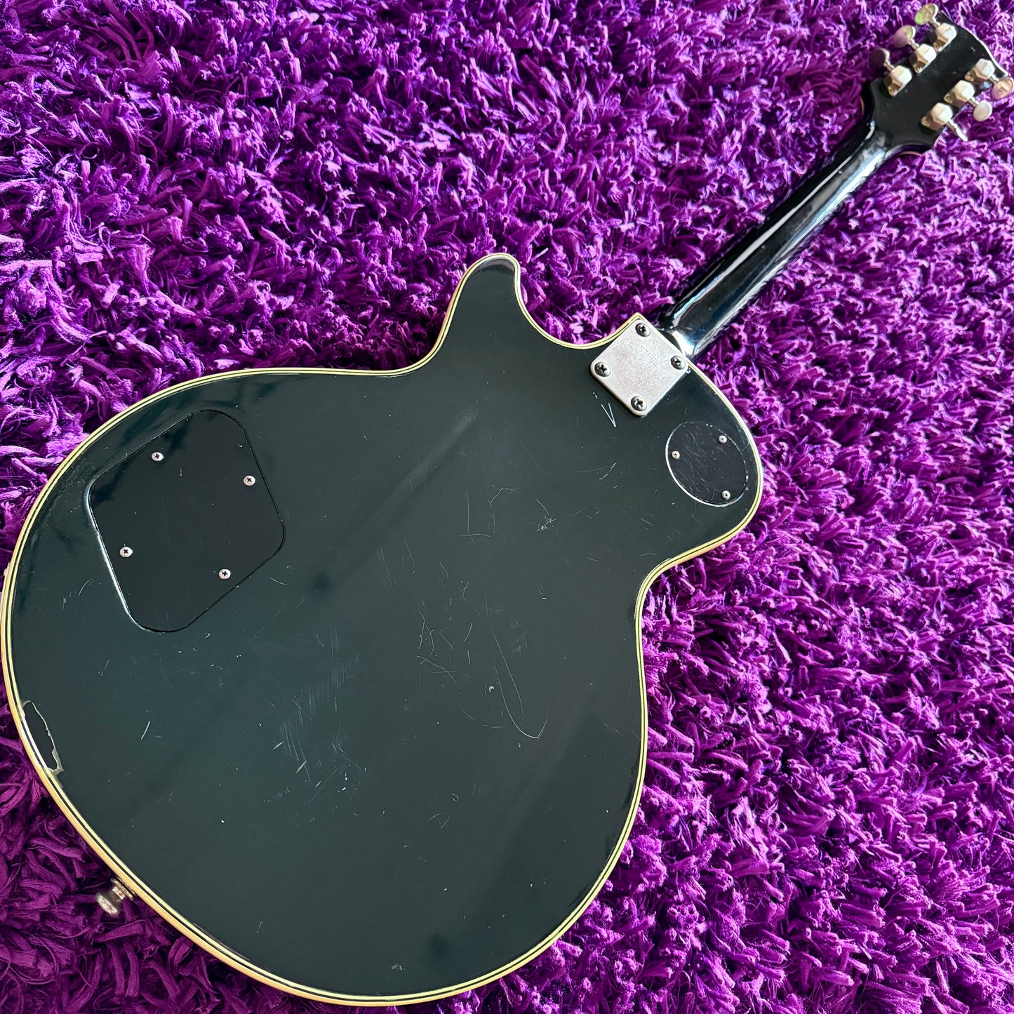 Early 1970s Aria 5522 Les Paul Custom Style Electric Guitar (MIJ Matsumoku)