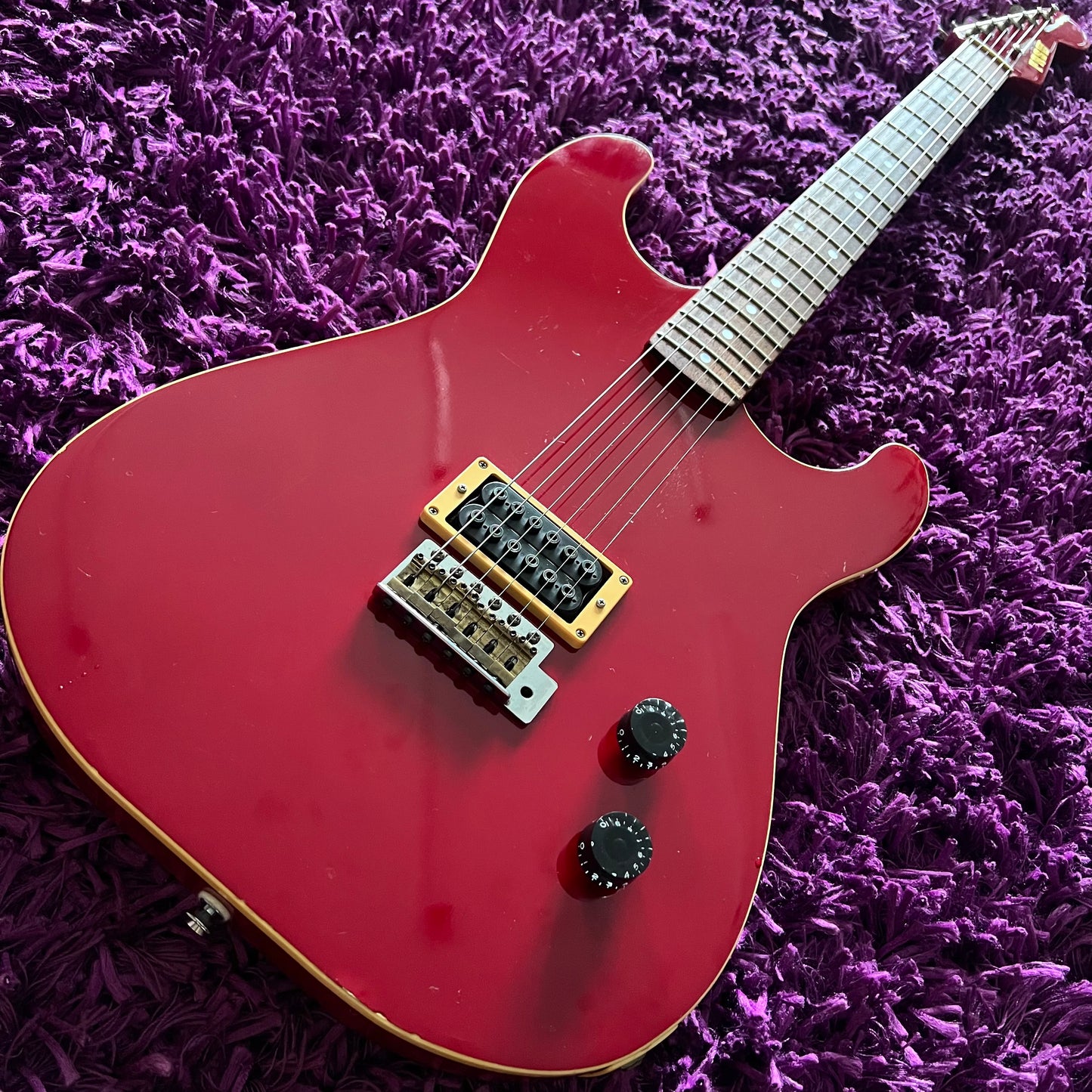 1980s Fresher Refined Series FRS SS-38 Stratocaster Crimson