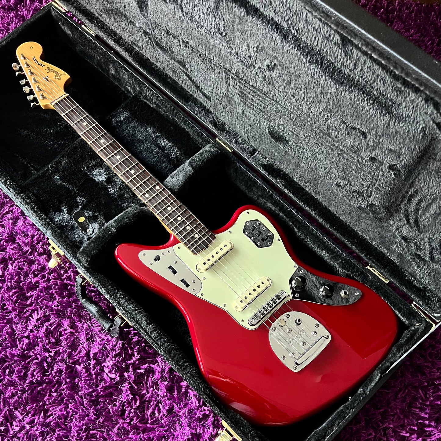 2008 Fender Classic Player Jaguar Candy Apple Red (MIM) (w/ HSC)