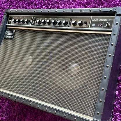 1986 Roland Jazz Chorus JC-120 120-Watt Solid-State Guitar Combo Amplifier (Made in USA)