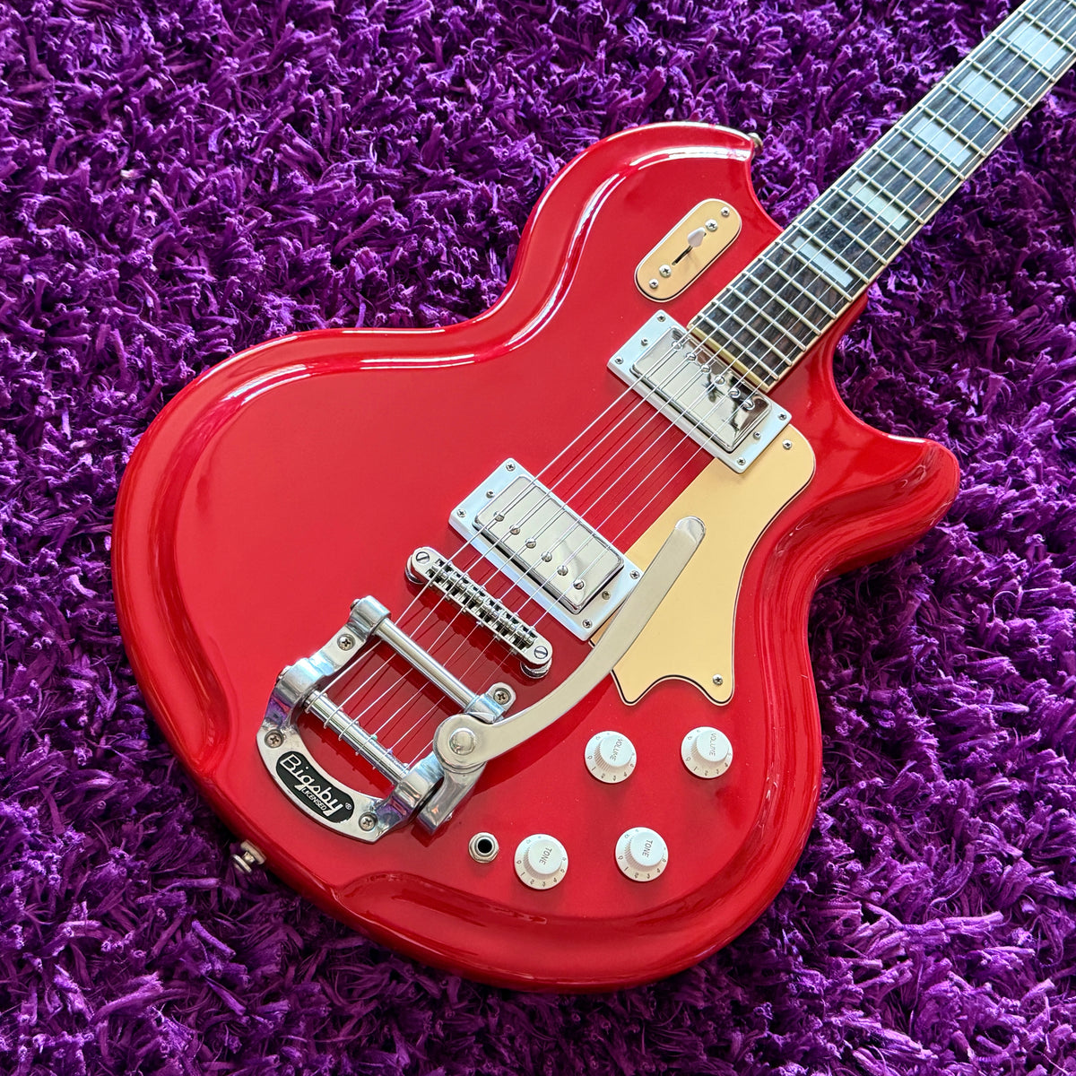 2010s Eastwood Airline Coronado '59 DLX Red Chambered Electric Guitar