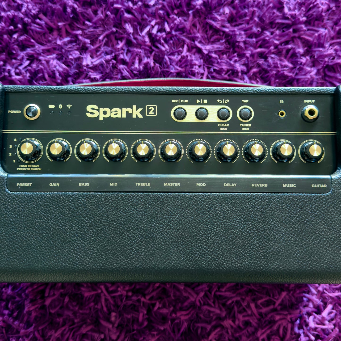 2020s Positive Grid Spark 2 50-Watt Smart Guitar Amp and Bluetooth Speaker (Black)