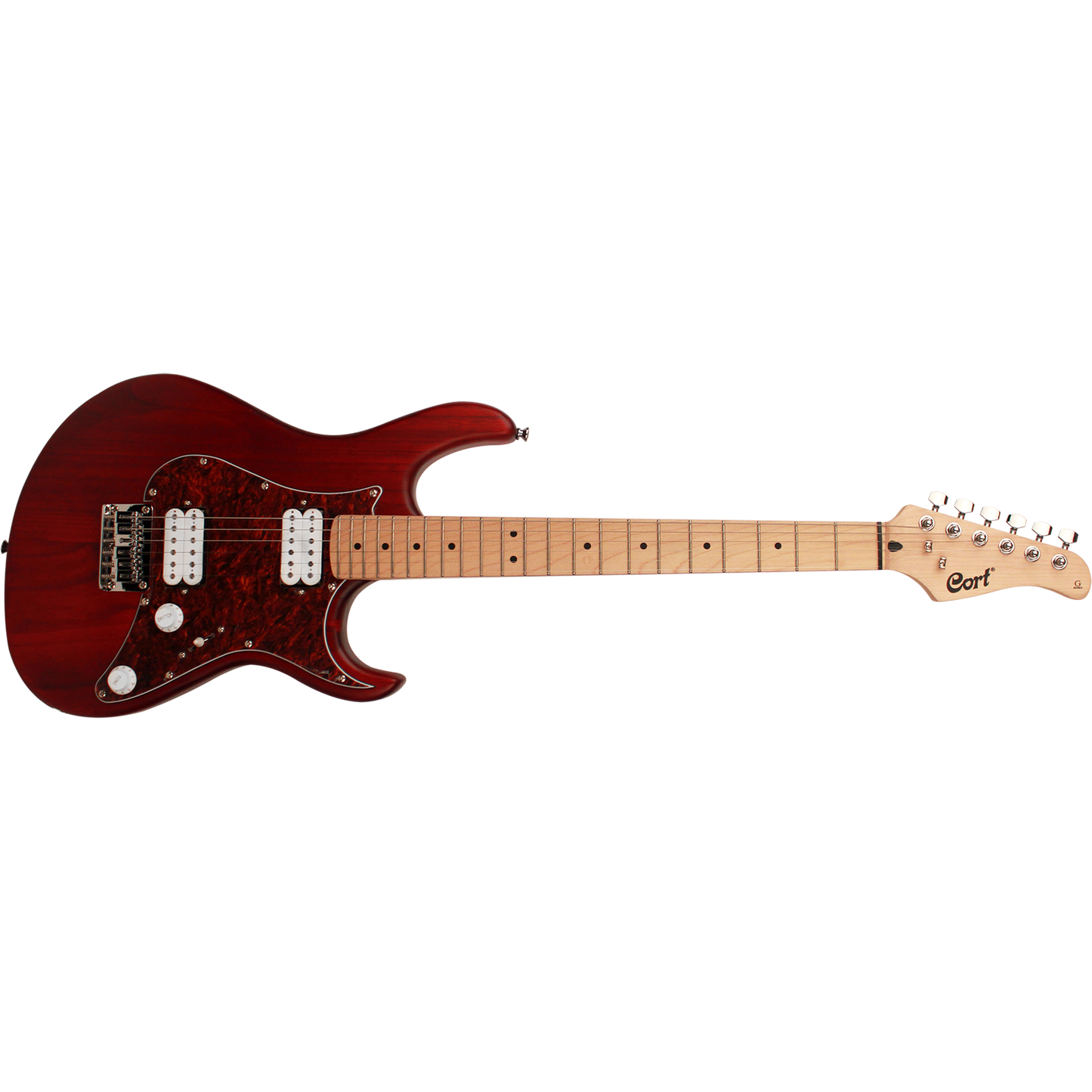 Cort G100 Electric Guitar Open Pore Black Cherry