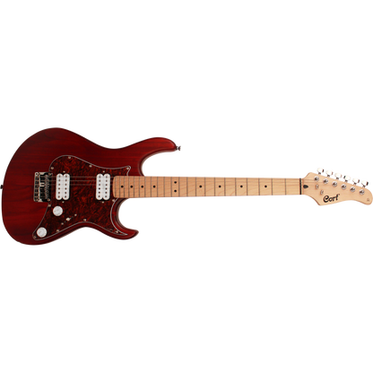 Cort G100 Electric Guitar Open Pore Black Cherry