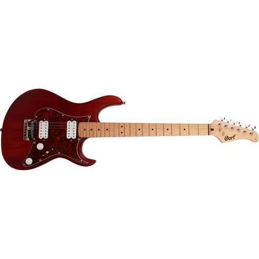 Cort G100 Electric Guitar Open Pore Black Cherry