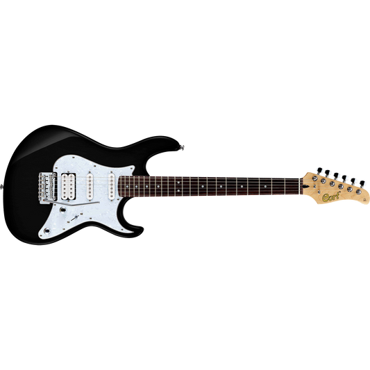 Cort G250 BK WHT Electric Guitar Black (Left Handed)