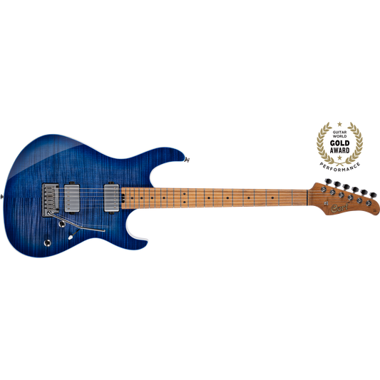 Cort G290 Fat II Electric Guitar Bright Blue Burst