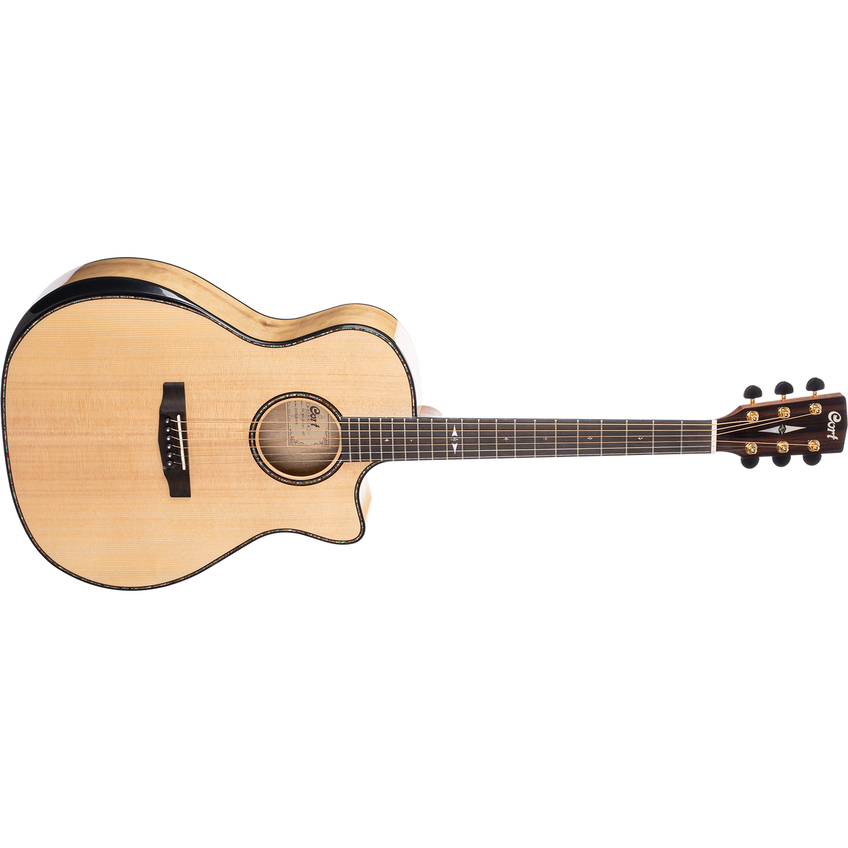 Cort GA-MY Bevel Grand Auditorium Cutaway Acoustic-Electric Guitar