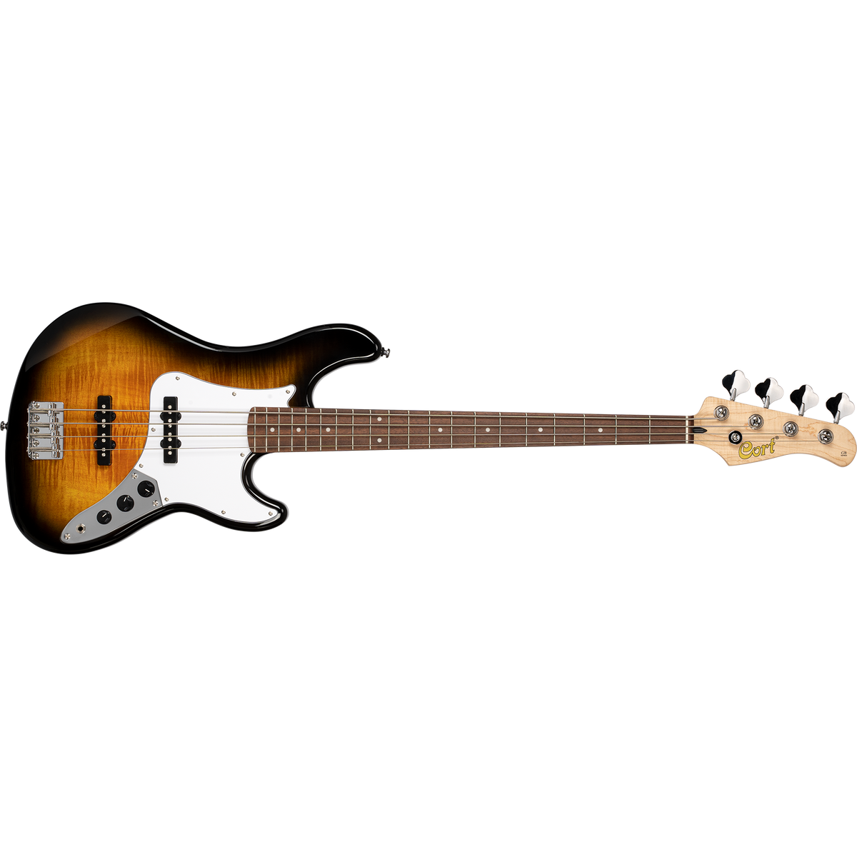 Cort GB24JJ 4-String Bass Guitar – 2-Tone Burst