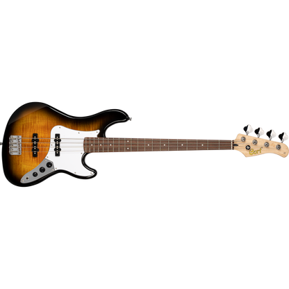 Cort GB24JJ 4-String Bass Guitar – 2-Tone Burst