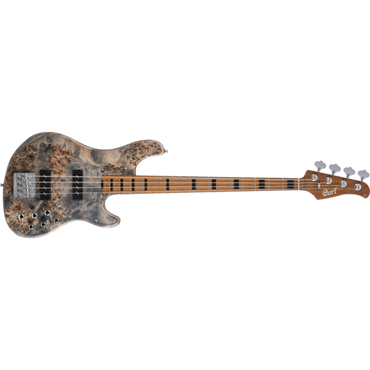 Cort GB Modern 4 4-String Bass Guitar – Open-Pore Charcoal Grey