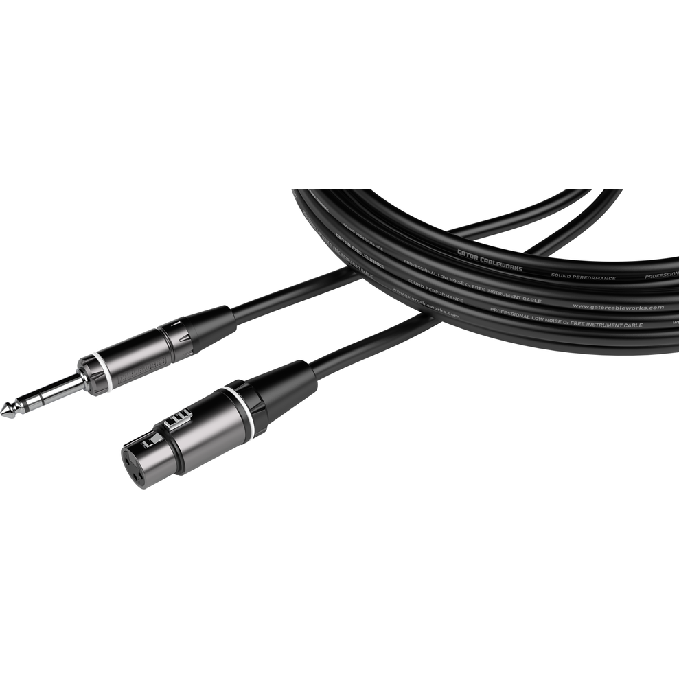 Gator Composer Series 5 Foot XLR F to TRS Cable