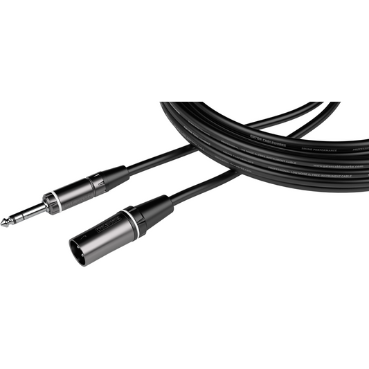 Gator Composer Series 18 Inch XLR M to TRS Cable