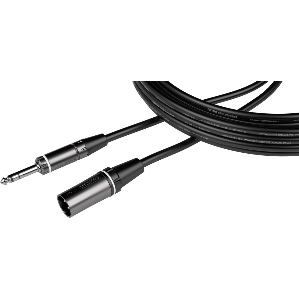 Gator Composer Series 20 Foot XLR M to TRS Cable