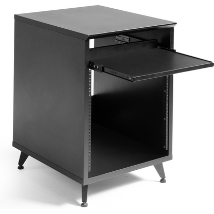 Gator GFW-ELITEDESKRK-BLK Elite Series Furniture Desk 10U Rack – BLK