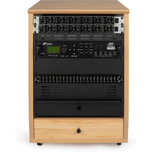 Gator GFW-ELITESTUDIORK12-MPL Frameworks Elite Angled Studio Rack – 12U MPL