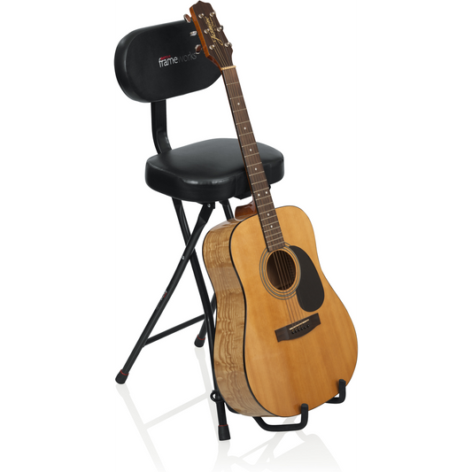 Gator GFW-GTR-SEAT Guitar Seat/Stand Combo