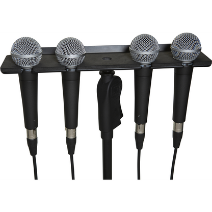 Gator GFW-MIC-4TRAY Multi Mic Holder Four (4) Mics