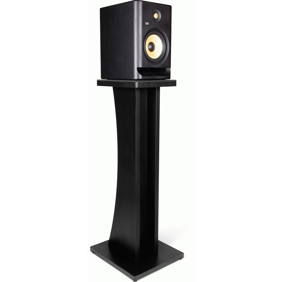 Gator GFWELITESPKSTMNBLK Framework Elite Series Floor-Standing Studio Monitor Speaker Stand in Black Finish