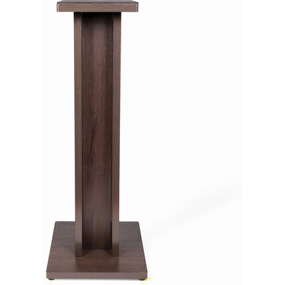 Gator GFWELITESPKSTMNBRN Frameworks Elite Series Floor-Standing Studio Monitor Speaker Stand in Dark Walnut Brown Finish