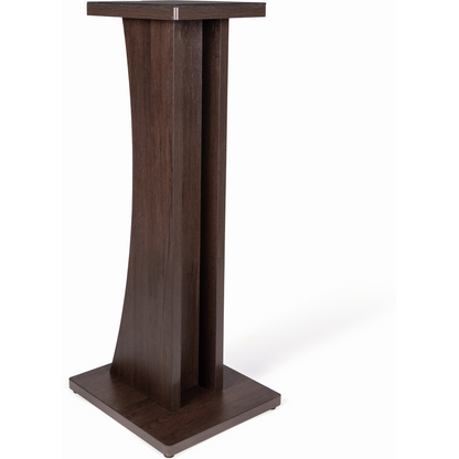 Gator GFWELITESPKSTMNBRN Frameworks Elite Series Floor-Standing Studio Monitor Speaker Stand in Dark Walnut Brown Finish