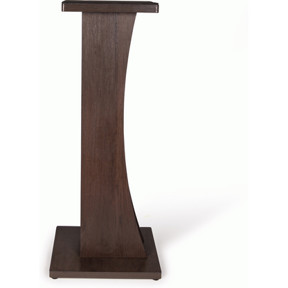 Gator GFWELITESPKSTMNBRN Frameworks Elite Series Floor-Standing Studio Monitor Speaker Stand in Dark Walnut Brown Finish