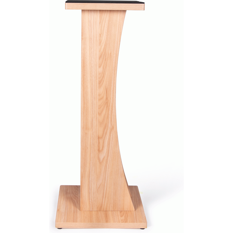 Gator GFWELITESPKSTMNMPL Frameworks Elite Series Floor-Standing Studio Monitor Speaker Stand in Natural Maple Matte Finish