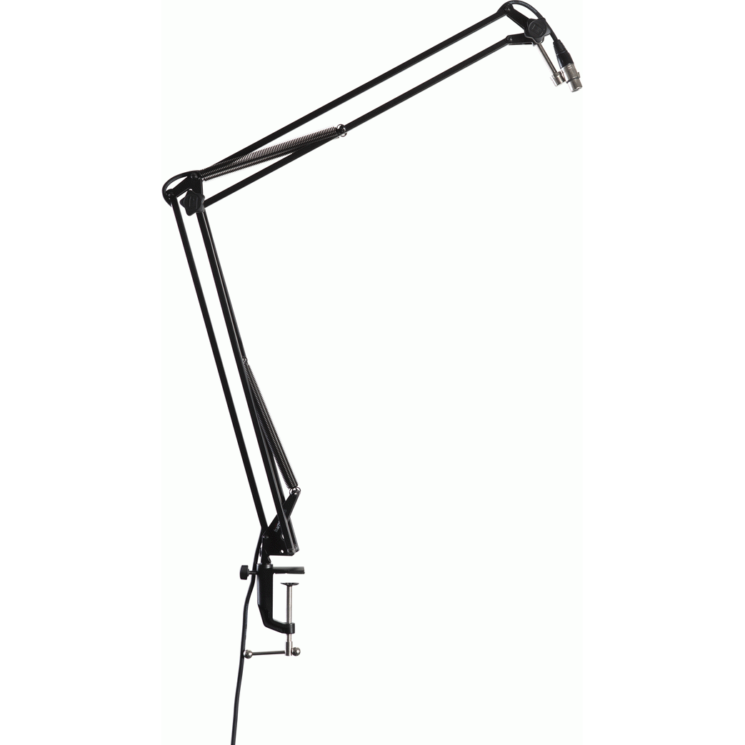 Gator GFWMICBCBM1000 Desk-Mounted Broadcast/Podcast Boom Mic Stand