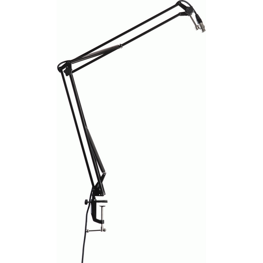 Gator GFWMICBCBM1000 Desk-Mounted Broadcast/Podcast Boom Mic Stand