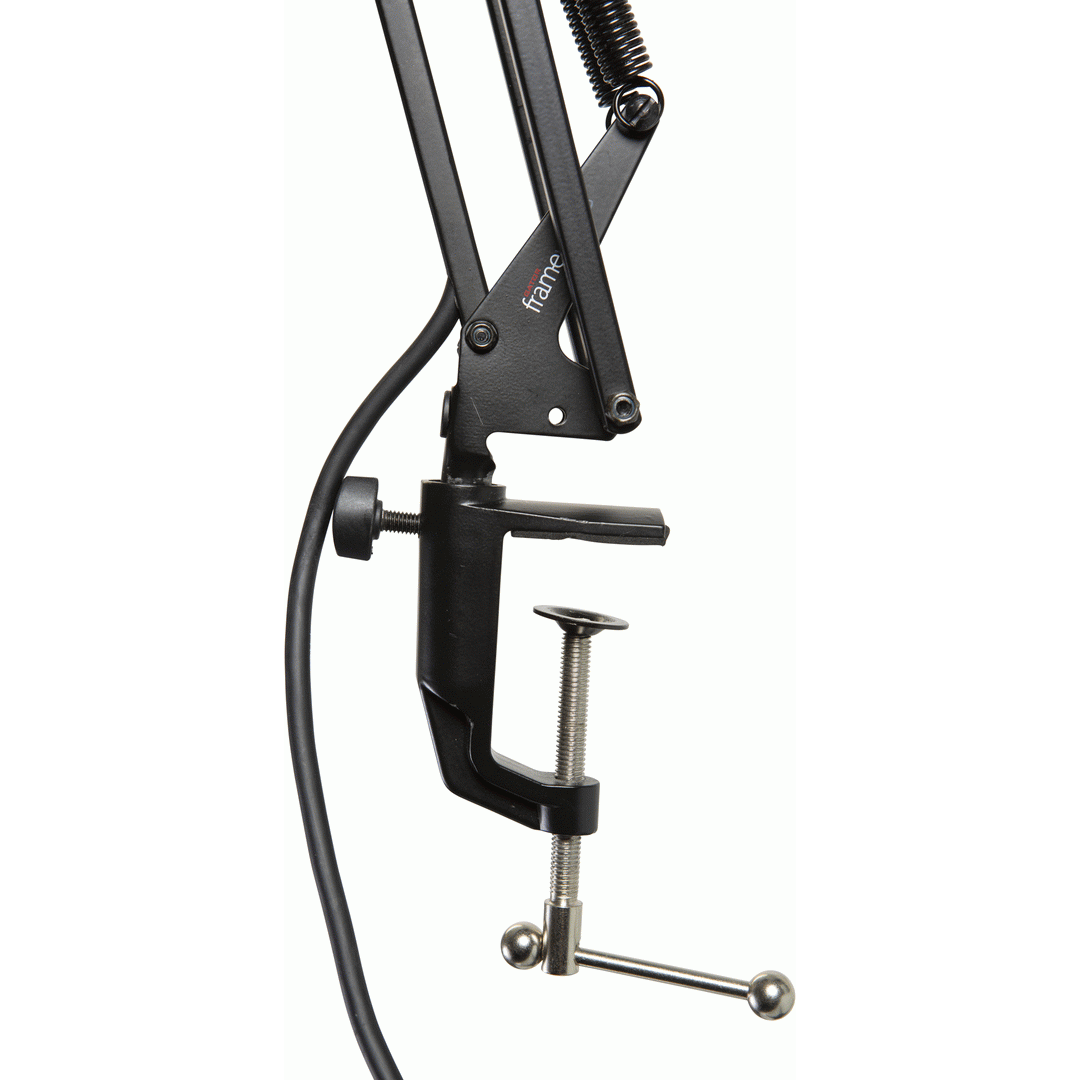 Gator GFWMICBCBM1000 Desk-Mounted Broadcast/Podcast Boom Mic Stand