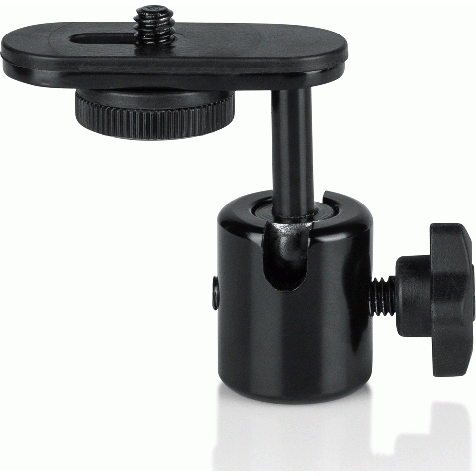 Gator GFWMICCAMERAMT Camera Mount Mic Stand Adapter with Ball-and-Socket Head