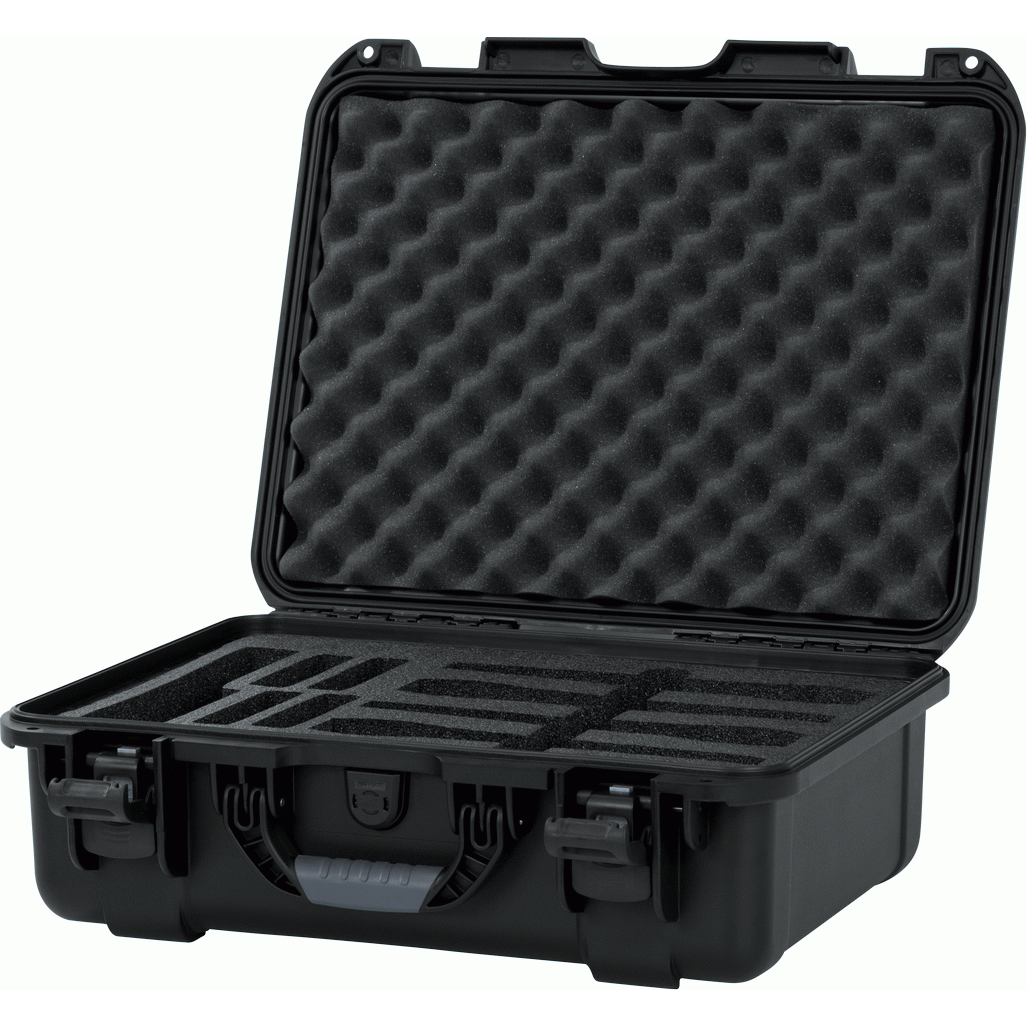 Gator GM-04-WMIC-WP Titan Case 4 Wireless Microphones