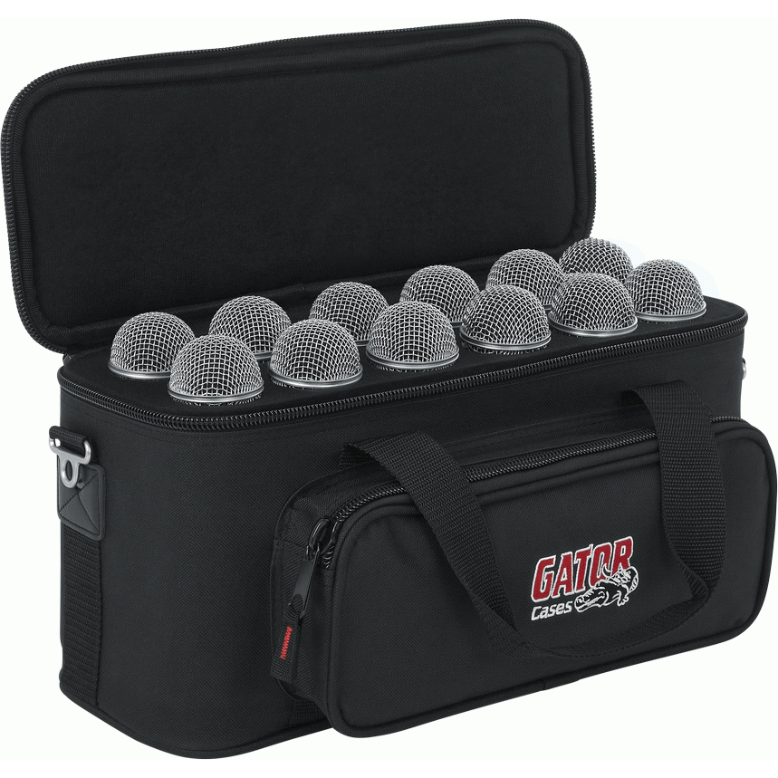 Gator GM-12B 12X Microphone Padded Bag