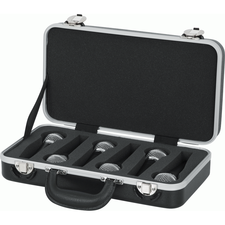 Gator GM-6-PE Molded Microphone Briefcase