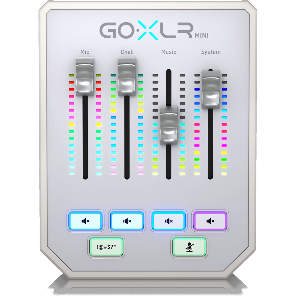 TC Helicon GOXLR Mini White Online Broadcast Mixer