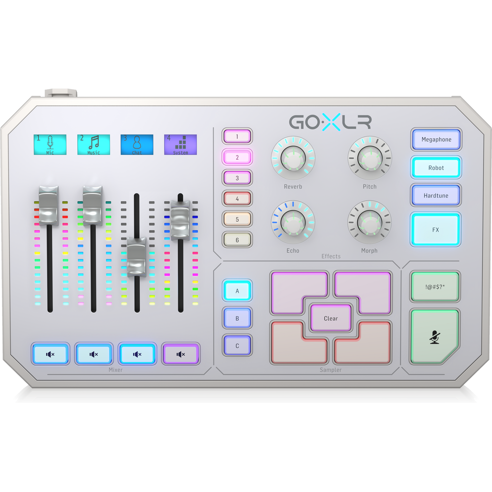 TC Helicon GOXLR White Online Broadcaster Platform