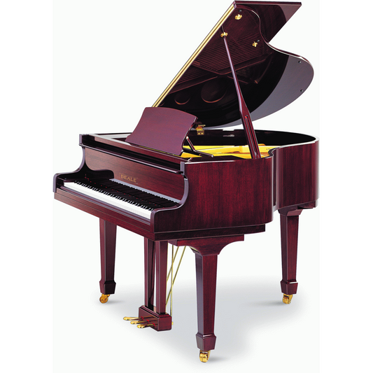 Beale GP148 Baby Grand Piano – Brown Mahogany
