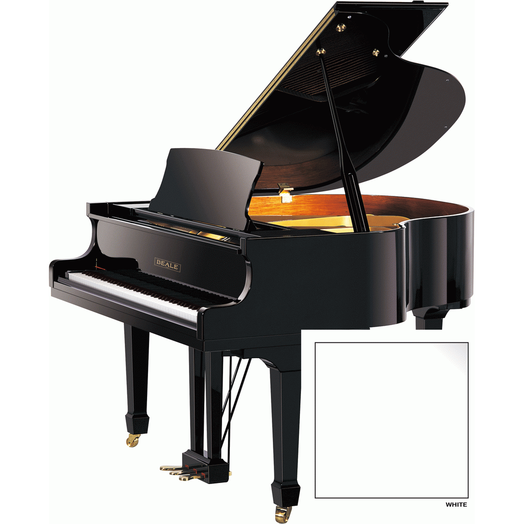 Beale GP148 Baby Grand Piano – White
