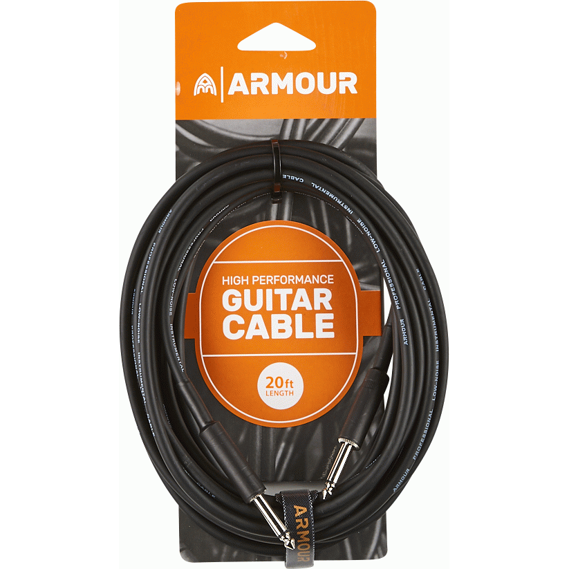 Armour GP20 HP Guitar 20 Foot Lead